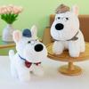 Adorable 8 Inch Highland Terrier Plush Toy Soft Stuffed Dog For Creative Birthday Gifts