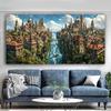 Scenic Castle Large Size Diamond Painting New Collection Scenery Diy Full Drill Rhinestone Embroidery Mosaic Cross Stitch Kits