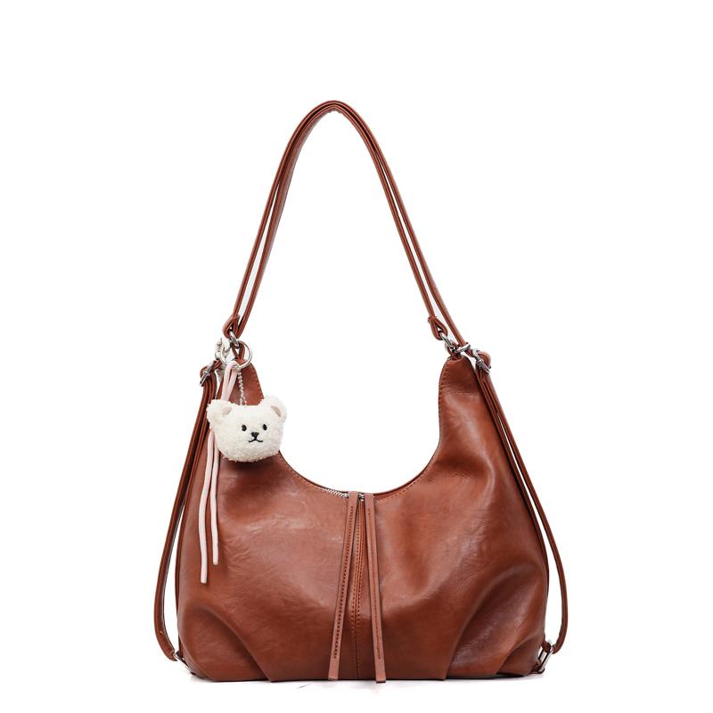 Винтажная сумка подмышку Женская сумка-тоут Большая вместимость Сумка через плечо