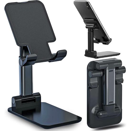 Подставка для телефона Подставка для мобильного телефона Складная подставка для мобильного телефона Настольная подставка для планшета - Регулируемый угол и высота