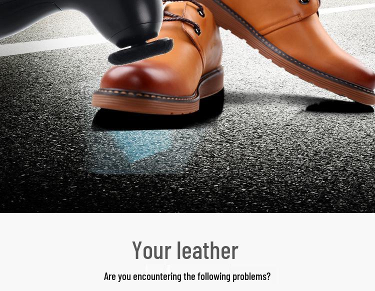 Портативная электрическая щетка для чистки обуви 4-в-1 и набор для ухода за кожей