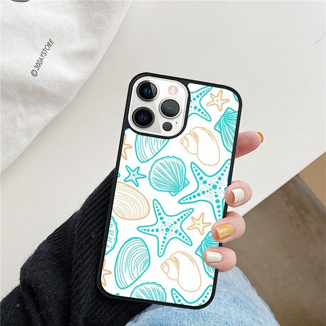 Чехлы для мобильных телефонов с ракушками для iPhone 17 Air 16e 15 14 12 13 11 Pro MAX apple Plus Coque