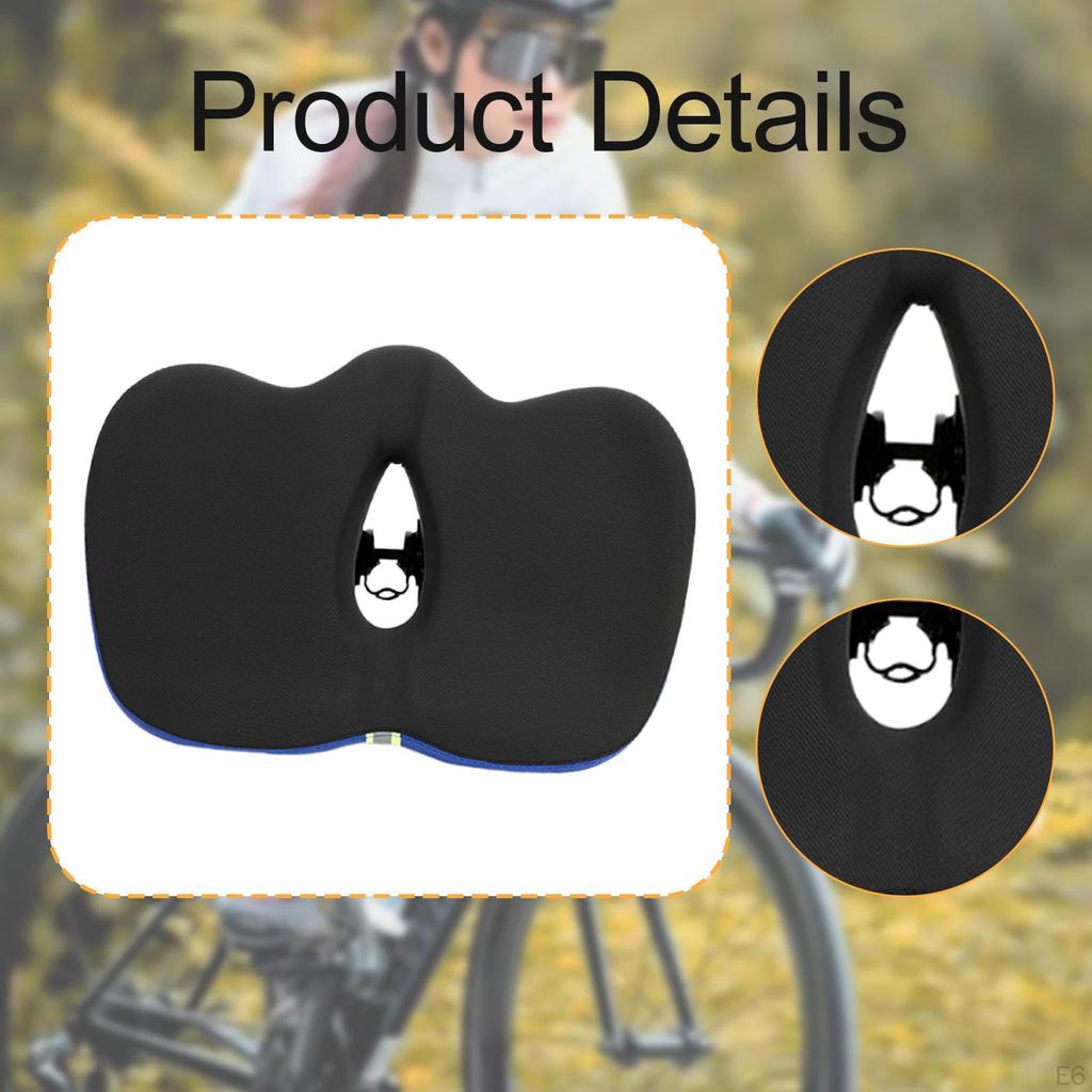 Подушка на седло для велосипеда, комфортная, широкая, амортизирующая, для отдыха, для езды в помещении