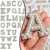 Diy Pearl Rhinestone English Letter Patch Hair Accessories