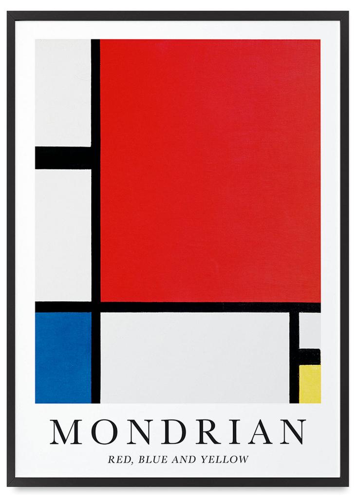 Plakat mondrian obrazy reprodukcje