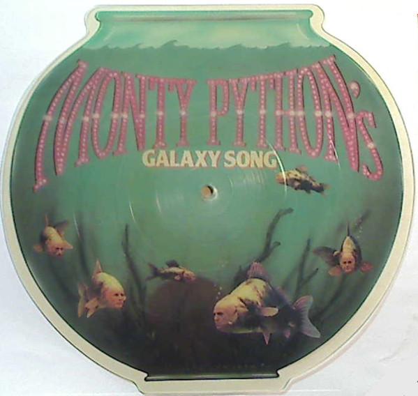 7-дюймовая пластинка MONTY PYTHON Galaxy Song WA3495 CBS 1983 UK Поп Б/у