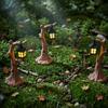 Decorative Micro Landscape Tree Light Ornaments Mini Withered Tree Lantern  Tabletop Decor