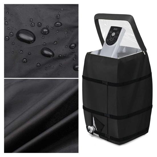 Насос для подогрева спа-центра с гидромассажной ванной и дизайнерской прозрачной крышкой на молнии для окна, универсальный, легкий в использовании