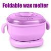Wax Melting Machine Hair Removal Wax Heater Machine 100W 400ml Hard Wax Melt Warmer Silicone Pot For Hand Foot Body Wax