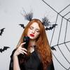 Смешной Хэллоуин Обруч для волос Темная бабочка Фестиваль Аксессуары для волос Вечеринка