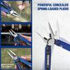 WORKPRO Multifunctional Pliers Outdoor Multi Tool Multi Pliers Folding Pliers Pliers Wire Cutter Saw File Driver Can Opener Lock Function Pouch