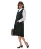 Formal Dresses and Suits and Office and Clerical Wear Wrap Maternity Size Large Size [Nissen] Women's [Pre- Post-natal] Dress, Black, 15,