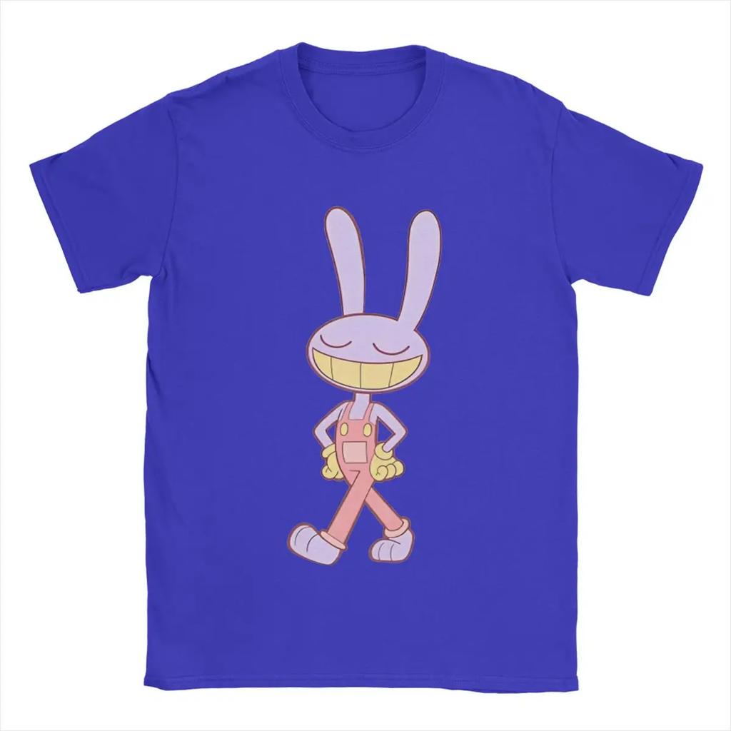 Jax The Amazing Digital Circus T Shirt for Men Funny T-Shirt O Neck Bunny Rabbit Tees Short Sleeve Clothing Graphic