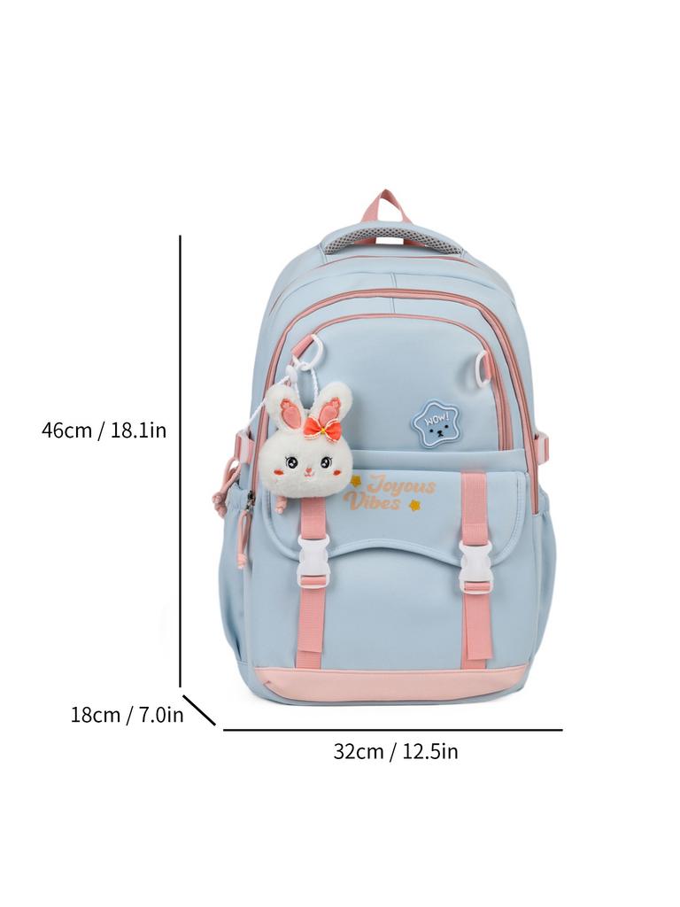 Schoolbag manufacturer's new schoolbag for junior and high school girls, large capacity, multi-compartment, fresh and sweet girl backpack for women