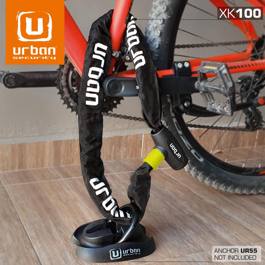 URBAN Chain Motorcycle Padlock Bicycle Security Steel Motorcycle Scooter Bike Security Chain Padlock XK100, Anti-theft Anti-Theft