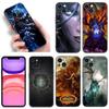 The World of Warcraft Phone Case For Apple iPhone 12 13 Mini 11 14 15 Pro Max 7 8 Plus X XR XS SE 2020 2022 Black Silicone Case