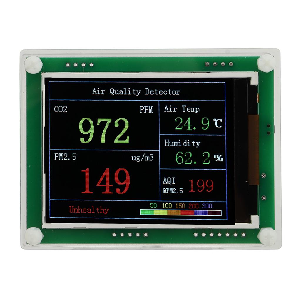 Air Quality Monitor Home Carbon Dioxide Detector High Accuracy Sensor Air Quality Detector for