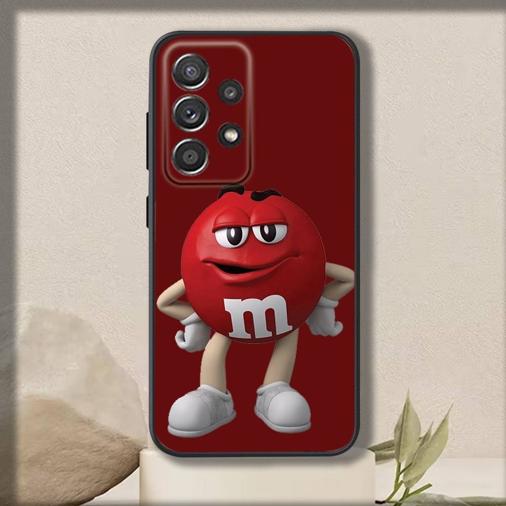 M-MS Шоколадный чехол для телефона Samsung S 25,24,23,22,30,21,10,9,Ultra,Plus,Lite,FE,4,5 G Мягкий черный чехол