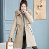 One Dress and Three Pies Overcome Women's Medium and Long Thickened Padded Jacket, Removable Liner Padded Jacket, Winter Down Padded Jacket