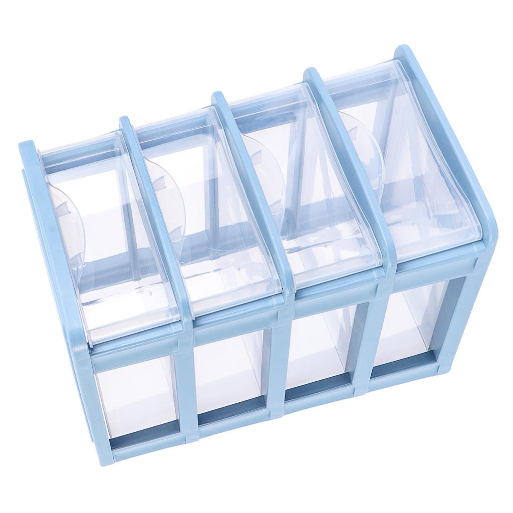 1Pcs Drawer Type Storage Box Desktop Organizer Transparent Makeup Storage Case Sundries Container Clear Desktop Box