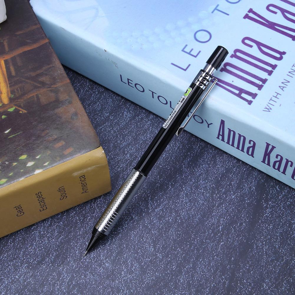 Mechanical Pencil 2B Metal School Students Stationery Art Sketch Automatic Writing Tool