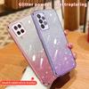 A 12 22 02 Luxury Glitter Plating Case On For Samsung Galaxy A22 M32 4g 5g A02 A03 A04 A05 Clear Cover M22 M12 F12 F22 F42 A12