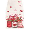 Valentine's Day Tablecloth Washable Table Cover Soft Table Cloth Stain Resistant Perfect for Kitchen Dinner Picnic