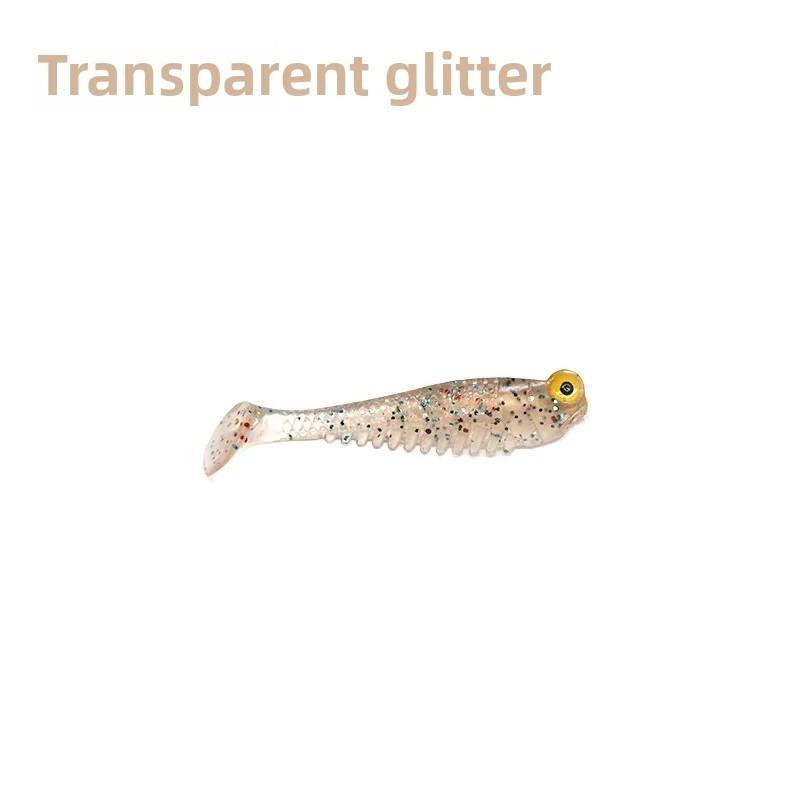 5 шт./пакет 5 см 1,3 г люминесцентная мягкая приманка реалистичная Т-образная рыбка имитация приманки для рыболовных снастей ночная рыбалка море река