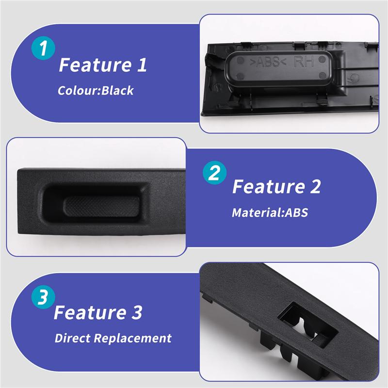 RHD For Toyota Vitz 2010 - 2014 Window Lift Control Switch Protection Cover Panel Frame 74231-52630-C0,74232-52570-C0-A09E