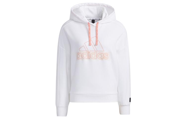Adidas Sweatshirts Women's White Hooded Moderate Regular GP0722