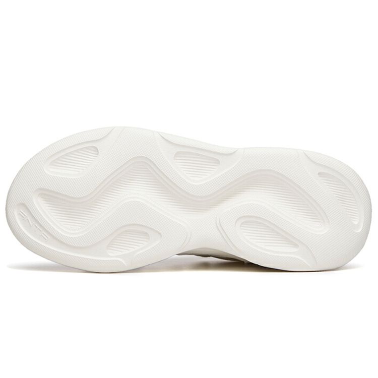 Anta Lifestyle Series Trendy Lightweight Breathable Low-Top Casual Sports Shoes Women Sneakers Ivory-White 122138860-1