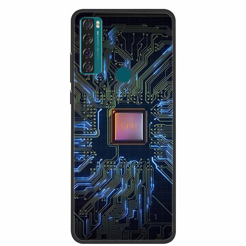 Для TCL 20 SE чехол 205, мягкий силиконовый крутой мультяшный чехол для TCL 20B 6159K, задняя крышка для TCL 20 R 5G 20SE, модные чехлы из ТПУ