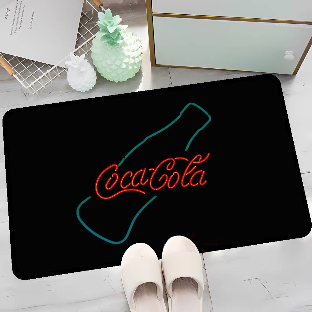 C-Coca-C-Cola Кухонный коврик Детская комната Спальня Украшение Балкон Противоскользящий коврик для входа Гостиная Alfombra