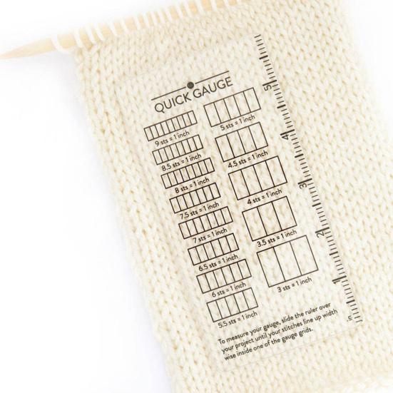 Быстрая линейка-измеритель Без подсчета Измеритель стежков Прозрачный инструмент для измерения стежков