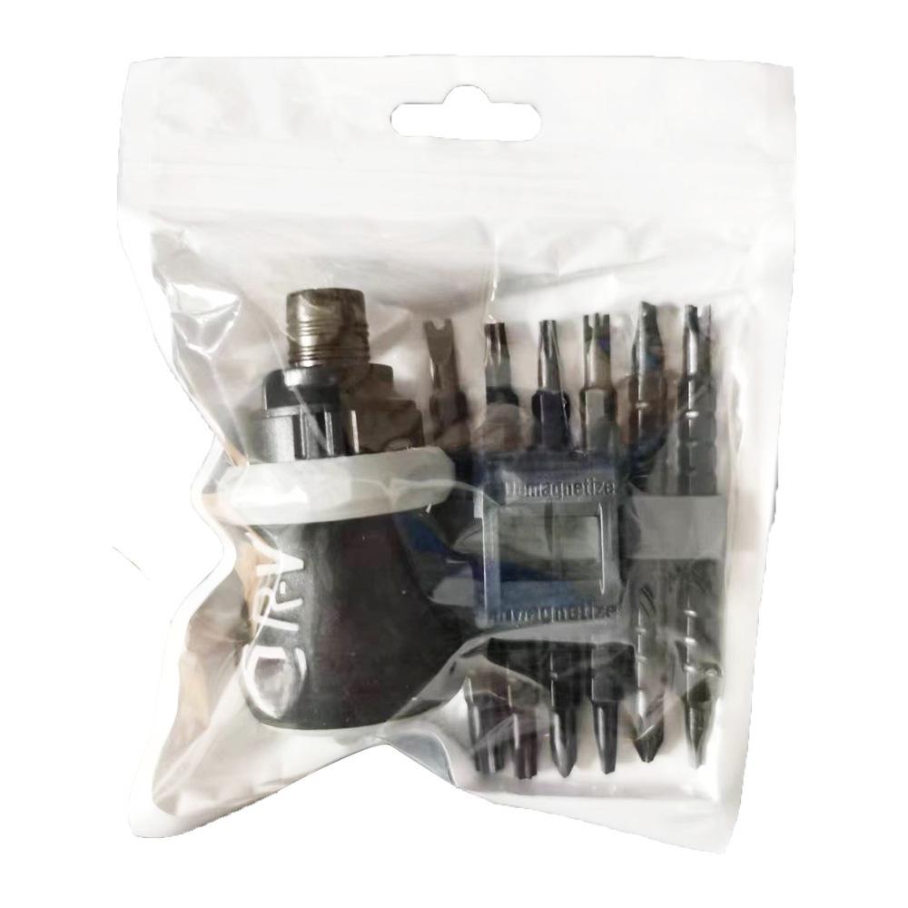 Набор многоцелевых отверток с трещоткой и крестообразными наконечниками 13 в 1