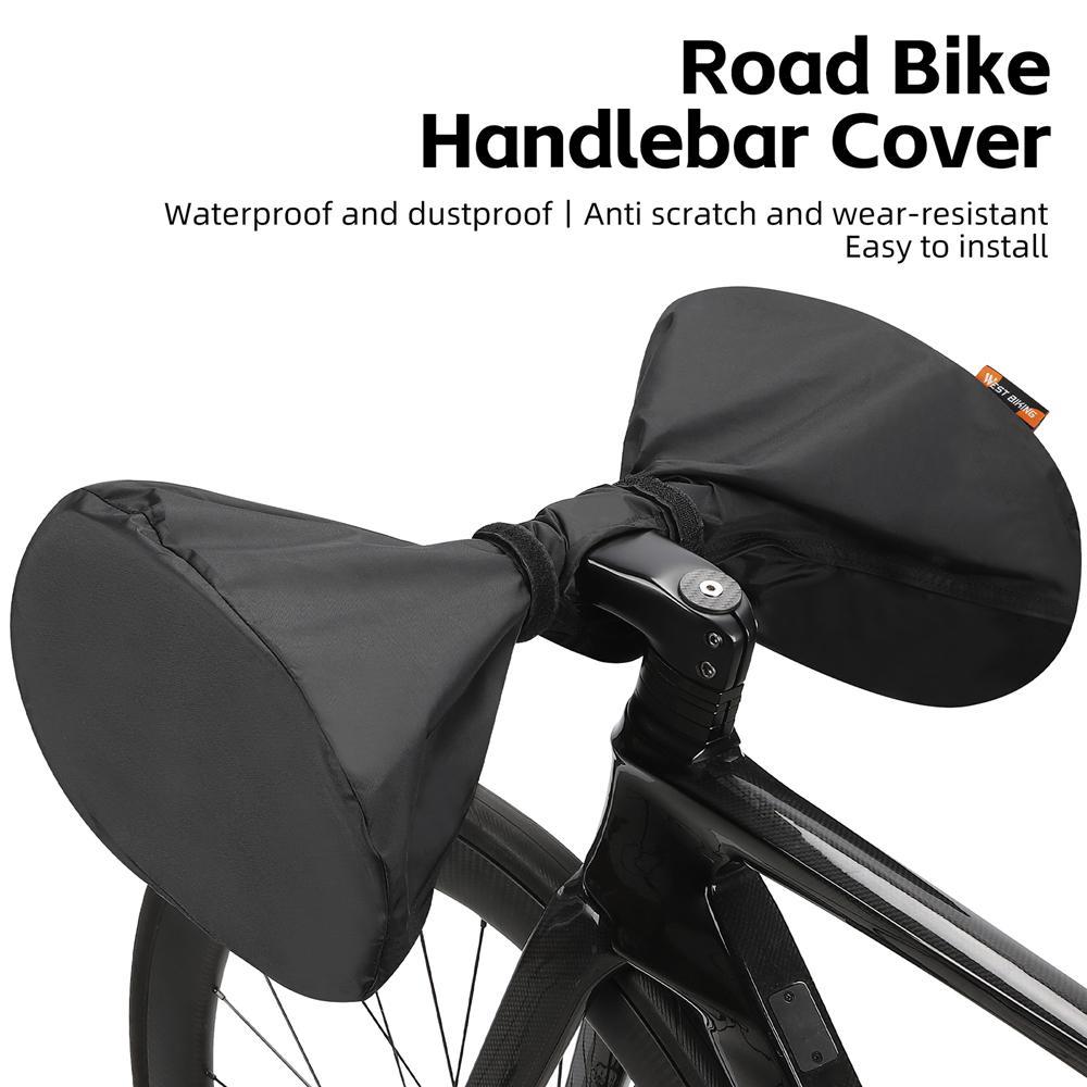 Защита руля велосипеда, чехол на руль велосипеда, водонепроницаемый, пылезащитный, защищает руль велосипеда