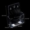 Acrylic Brochures Holder Clear Literature Organizers Stand, Brochures Pamphlets Display Stand for Wall Mount Countertop