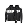 Puma Printed Pullover Hoodie Men Tops Black 852007-01