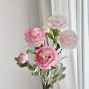 Yousheng Faux Ranunculus Asiaticus многоразовый искусственный цветок поддельный цветок ранункулюс для гостиной обеденный стол центральный элемент декор фермерского дома