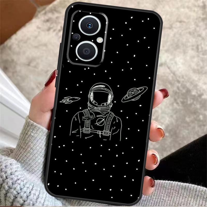 Эстетичный Космос Звезды Планета Для OPPO Reno 14 10 11 12 13 Pro 7 8 Lite 8T 11F 12F 13F 14F OPPO Find X9 X8 X5 X6 Pro Чехол