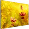 Canvas Print Withered Tulips Flowers