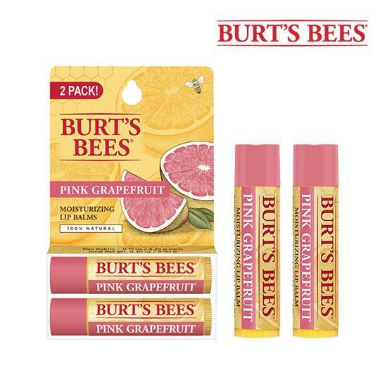 Бальзам для губ Burt S beeS, двойная упаковка 4,25 г + 4,25 г, грейпфрут, двойная упаковка