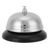 Silver Desk Service Bell Loud and Clear Ring Table Caller Dinner Call Bell  Kitchen/Restaurant