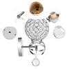 Modern Crystal Wall Lamp Bedside Night Light Bedroom Living Room Hall Lighting