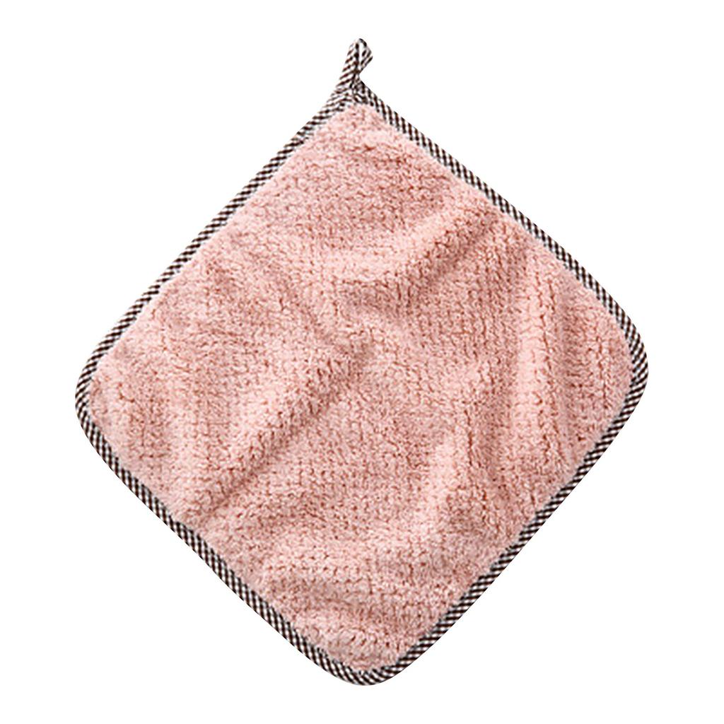 Dish Towels Absorbent Coral Velvet Dishtowels Nonstick Oil Washable Dish Cloth