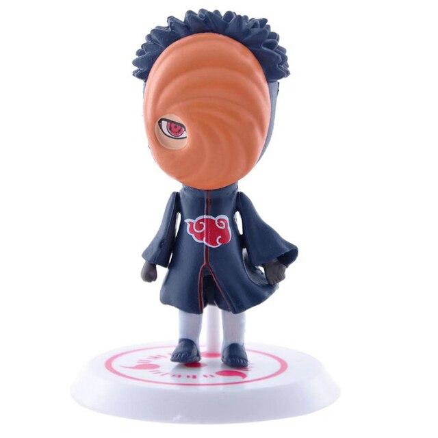 Аниме Экшн-фигурка Хатаке Какаши 19 Q Версия Модель 7см ПВХ Узумаки Наруто Статуэтка Коллекционная игрушка Figma Подарок