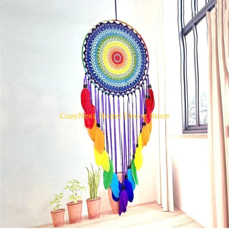 92MF Bohemian Dream Catchers for Wedding Party, Room Ornaments Elegant Design