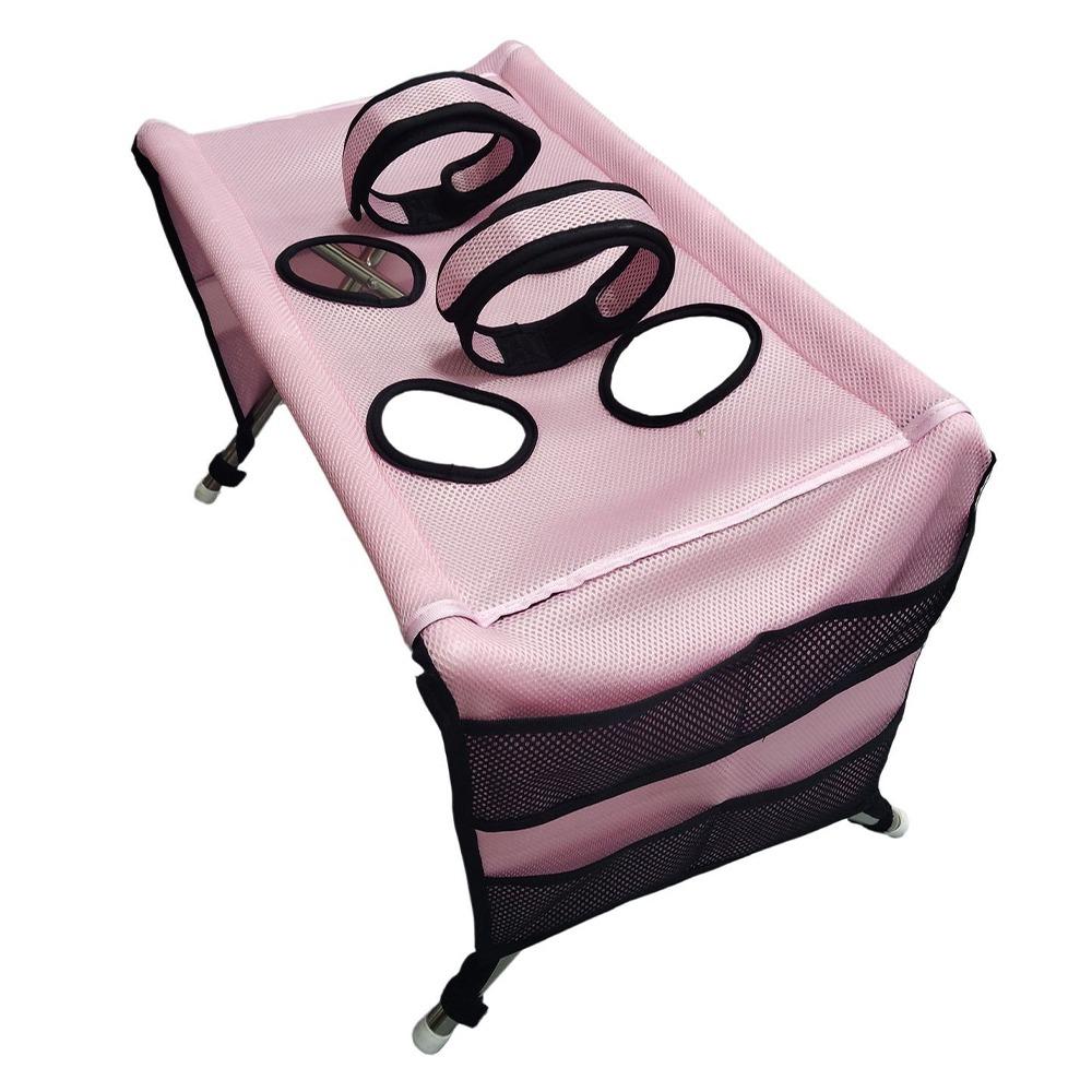 Folding Pet Grooming Hammock Anti-Scratch Cat Bathing Rack Puppy Nail Clipping Holder Pet Care