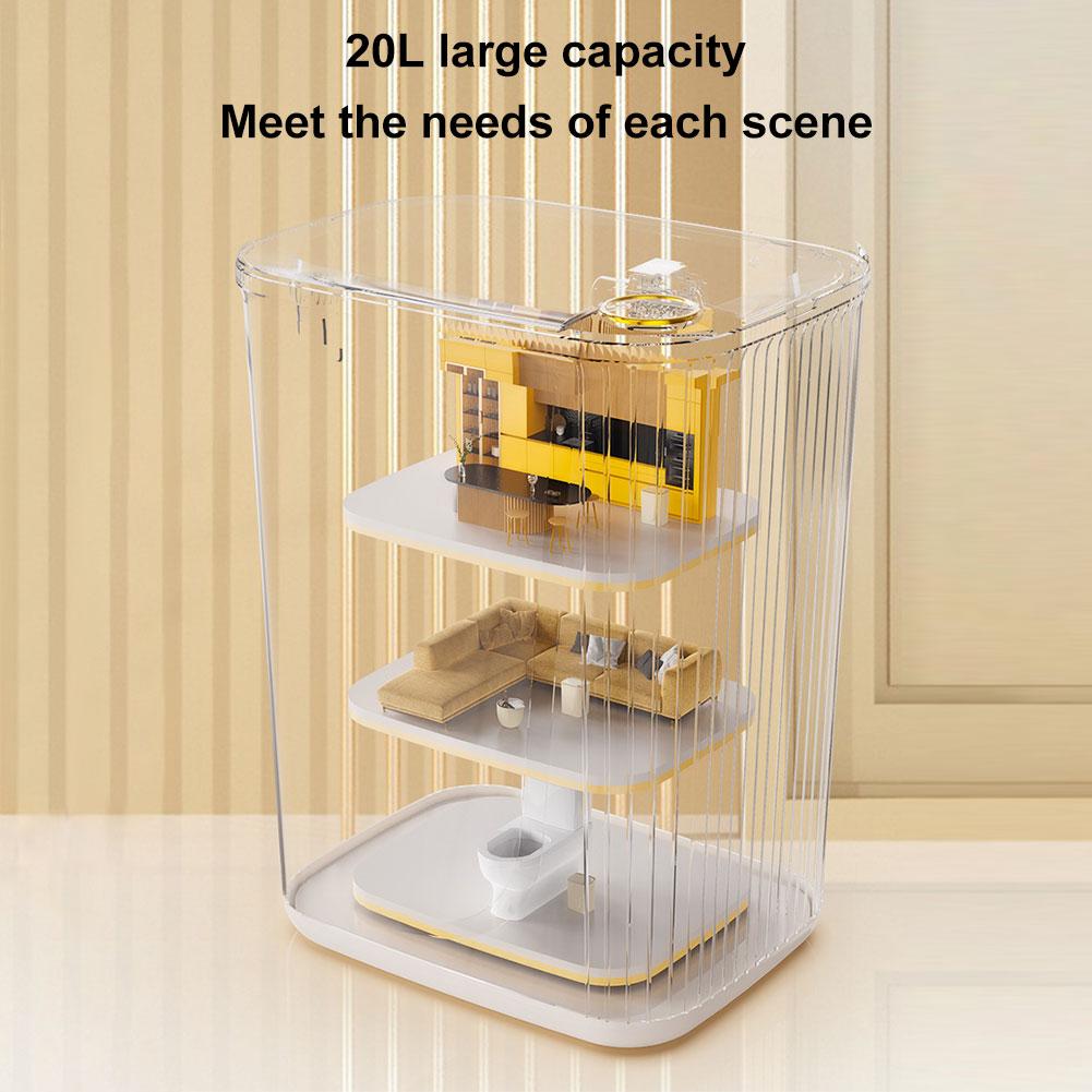 # Автоматический датчик герметичный мусорный бак большой емкости 20 л 3 режима принадлежности для ванной комнаты