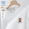 JEANSWEST LIFE Men's Cartoon Print Drop Shoulder Pullover Sweatshirt